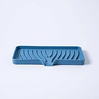KSP Sinksmart Silicone Sink/Sponge Tray (Slate Blue)
