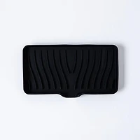 KSP Sinksmart Silicone Sink/Sponge Tray (Black)