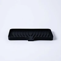 KSP Sinksmart Silicone Sink/Sponge Tray (Black)