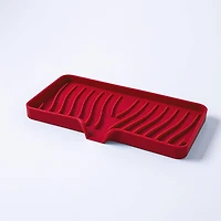 KSP Sinksmart Silicone Sink/Sponge Tray (Red)