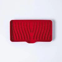 KSP Sinksmart Silicone Sink/Sponge Tray (Red)