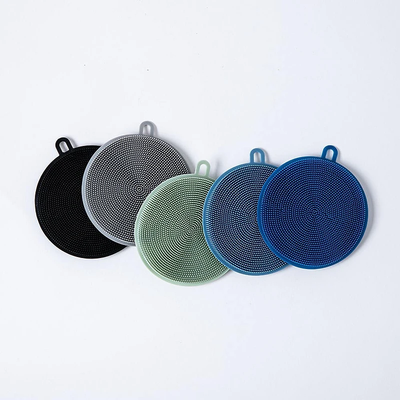 KSP Sinksmart 'Round' Silicone Scrubber Sponge (Black)