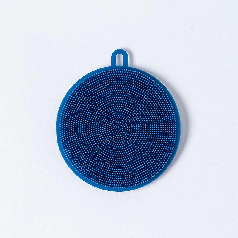 KSP Sinksmart 'Round' Silicone Scrubber Sponge (Navy)
