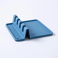 KSP Countersmart Silicone Utensil/Spoon Rest (Slate Blue)