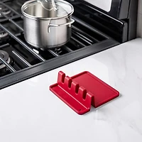 KSP Countersmart Silicone Utensil/Spoon Rest (Red)