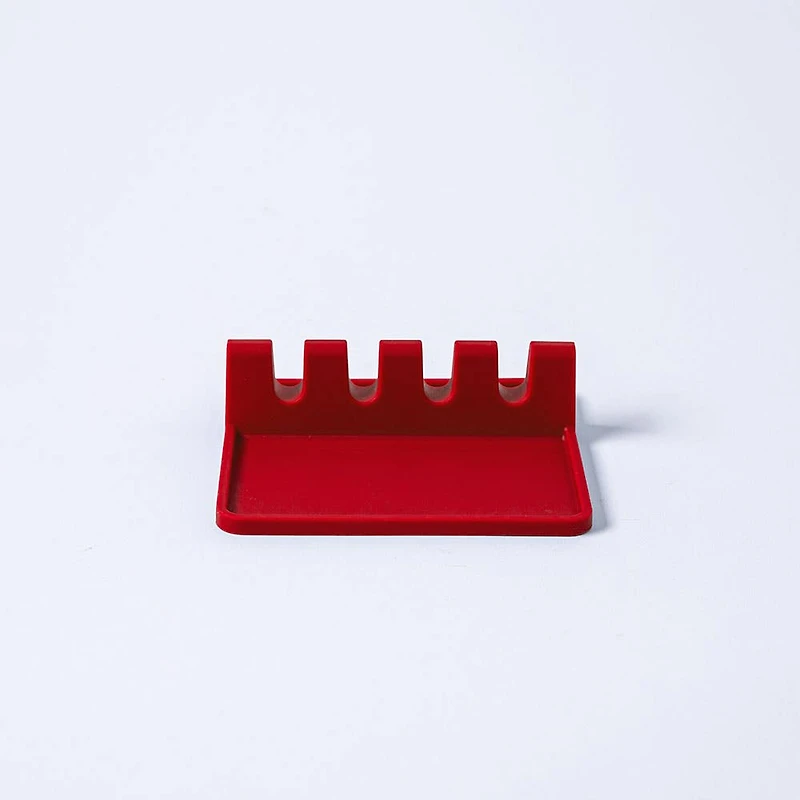 KSP Countersmart Silicone Utensil/Spoon Rest (Red)