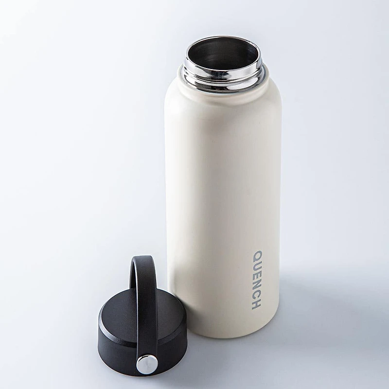 KSP Quench Double Wall Bottle with Handle 32 Oz.  (Off White)