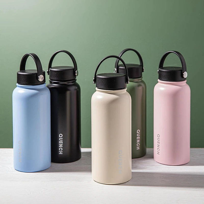 KSP Quench Double Wall Bottle with Handle 32 oz. (Black)