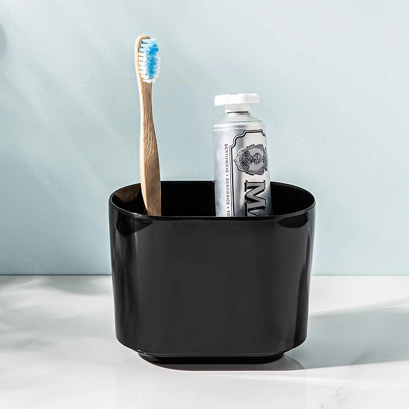 Umbra Step Melamine Toothbrush Holder (Black)