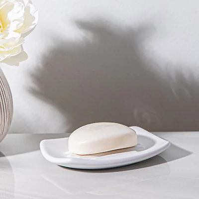 Umbra Corsa Ceramic Soap Dish (White)