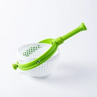 Dreamfarm Spina Spin & Strain Colander 12.1x8.6x4.5" (Green/White)