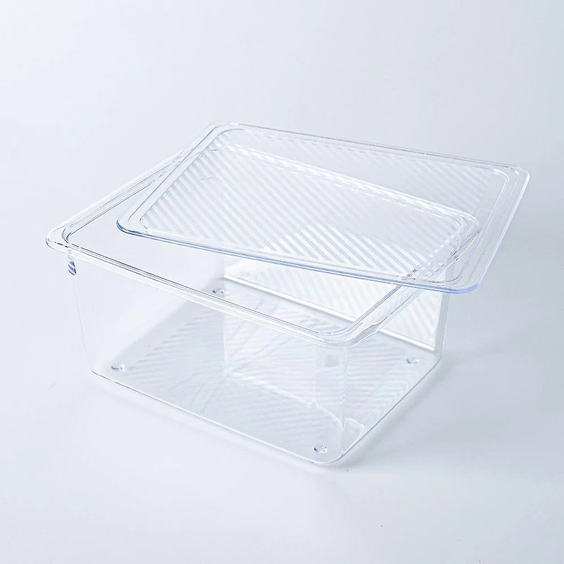 KSP Fridgestor 'Tall' Fridge Bin with Lid (6.75x8.75x4")