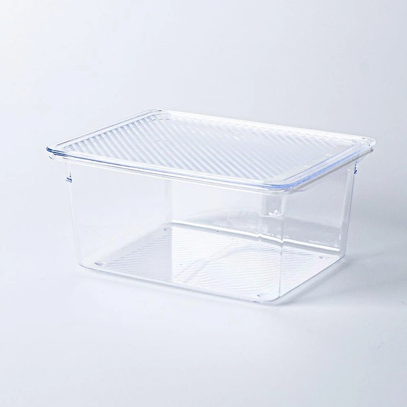 KSP Fridgestor 'Tall' Fridge Bin with Lid (6.75x8.75x4")