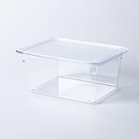KSP Fridgestor 'Tall' Fridge Bin with Lid (6.75x8.75x4")
