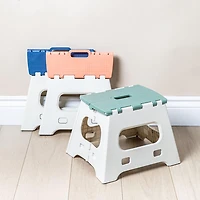 KSP Tread Folding Step Stool Small 14.5x12.5x10.5"H (Beige