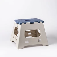 KSP Tread Folding Step Stool Small 14.5x12.5x10.5"H (Beige