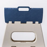 KSP Tread Folding Step Stool Small 14.5x12.5x10.5"H (Beige