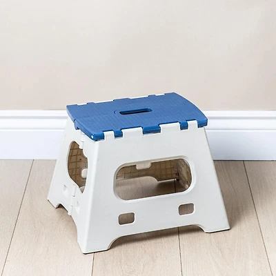 KSP Tread Folding Step Stool Small 14.5x12.5x10.5"H (Beige