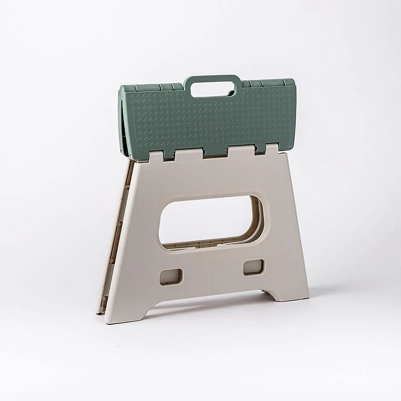 KSP Tread Folding Step Stool Medium (Beige/Sage)