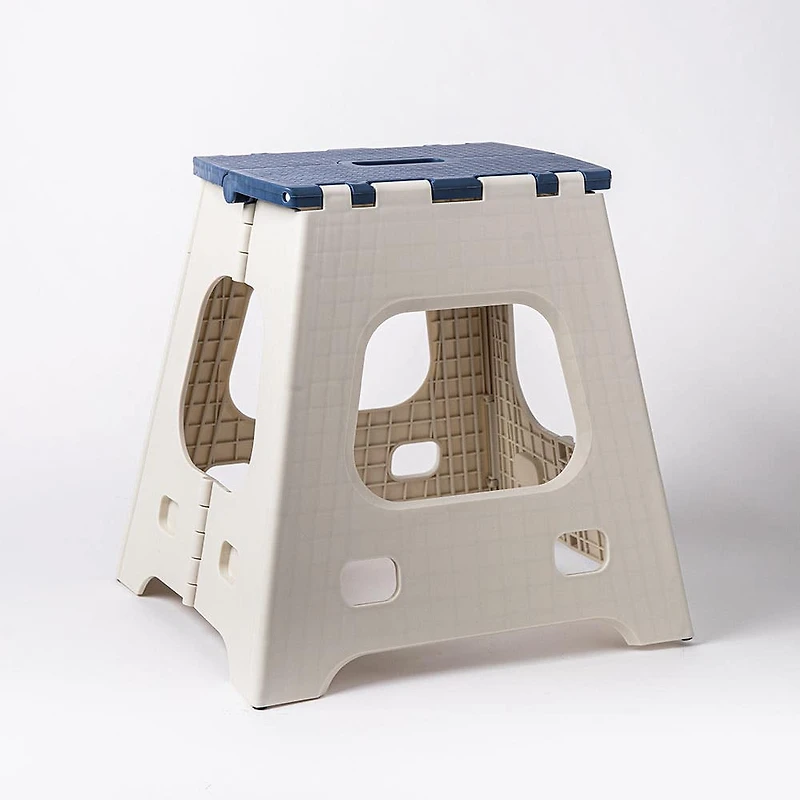KSP Tread Folding Step Stool Tall 15x13x15"H (Beige