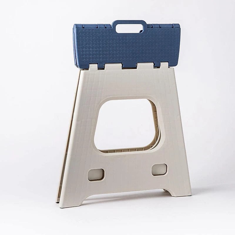 KSP Tread Folding Step Stool Tall 15x13x15"H (Beige