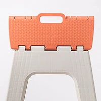 KSP Tread Folding Step Stool Tall 15c13c15"h (Beige/Spice)