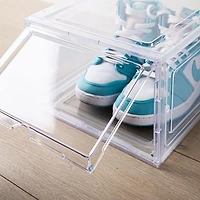 KSP Kicks 'Modular' Shoe Storage Box 36x27x22.4cm (Clear)