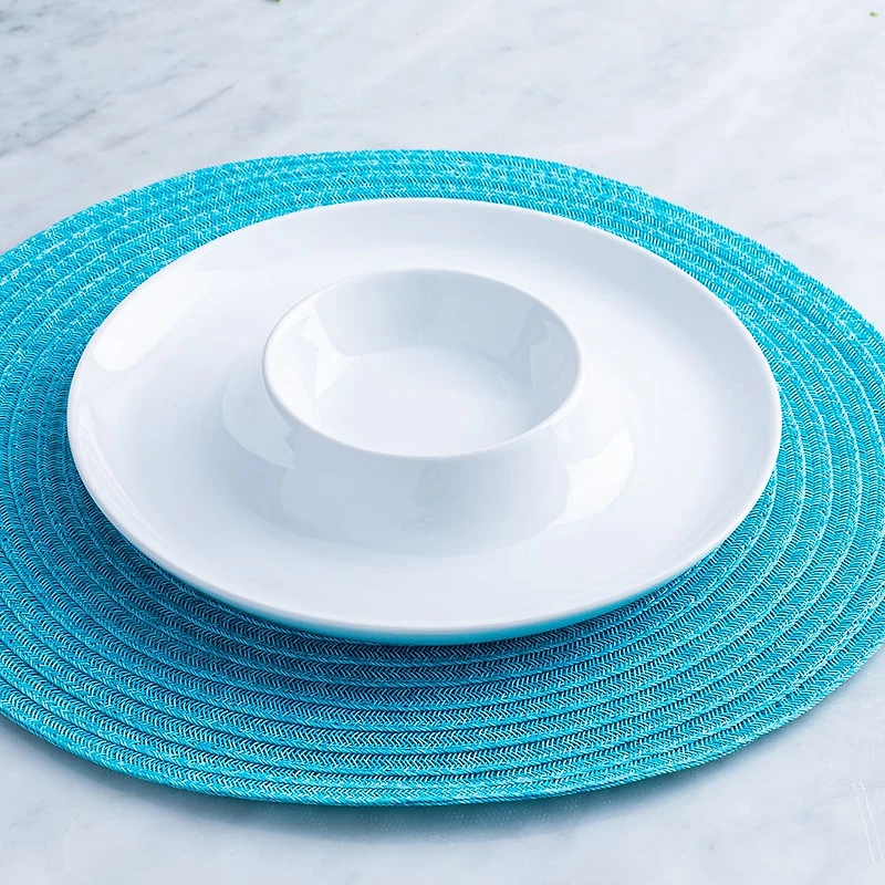 KSP Aurora Porcelain Chip and Dip (White)