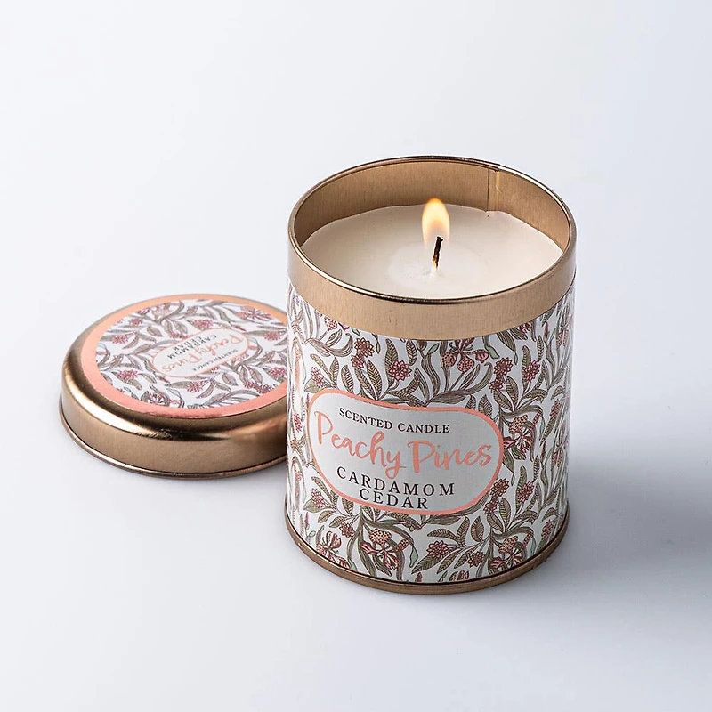 Koopman Christmas Scented Metal Jar Candle with Lid (Asstd.)