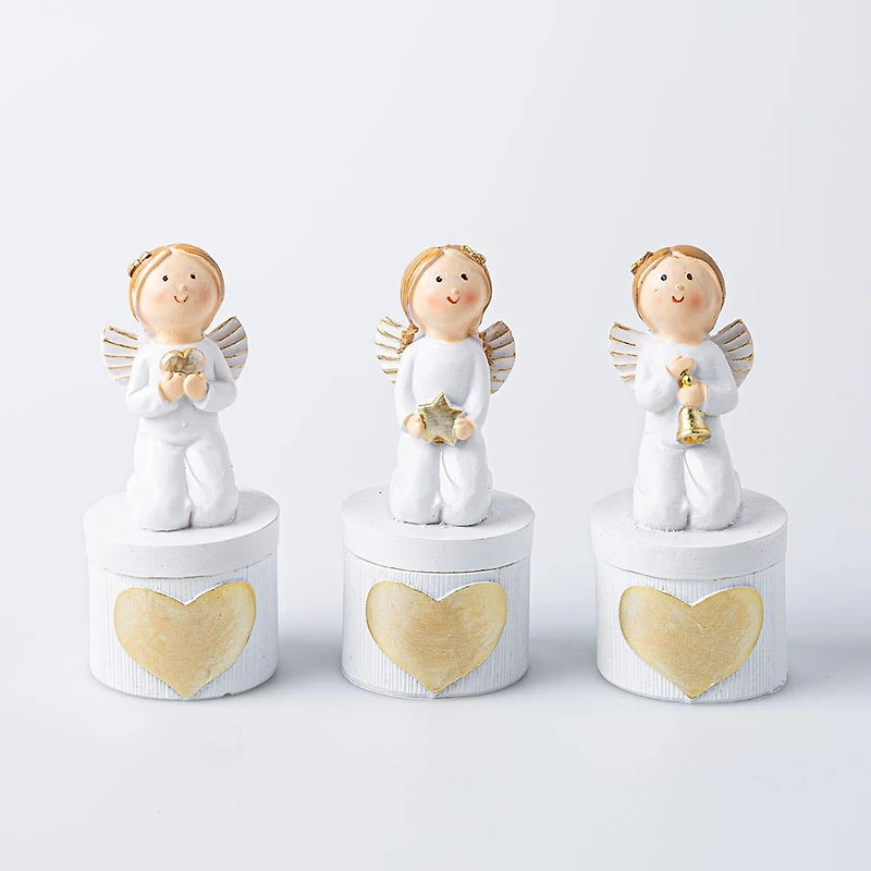 Koopman Christmas Candle Angel Topper 5.5x12cm (Asstd.)