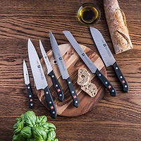 ZWILLING Tradition 7" Santoku Knife with Granton Edge