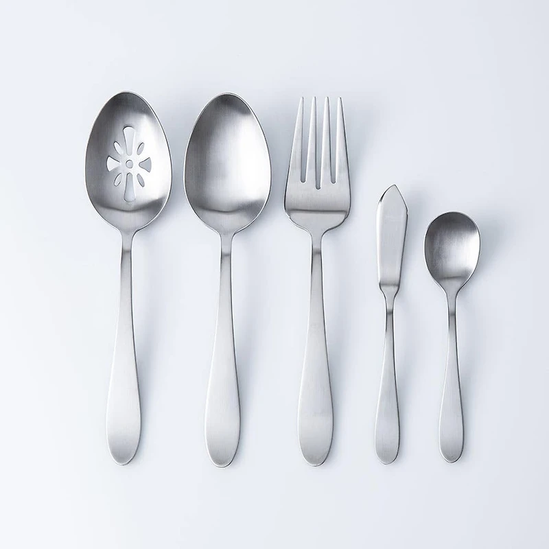 Splendide S/S 'Alpia' Completer Flatware - Set of 5 (Satin)