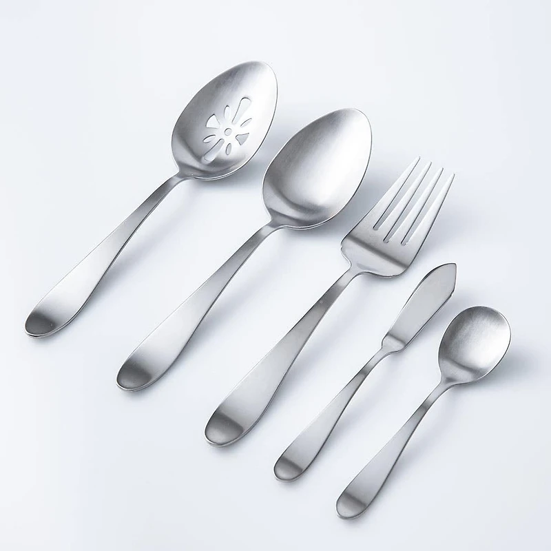 Splendide S/S 'Alpia' Completer Flatware - Set of 5 (Satin)