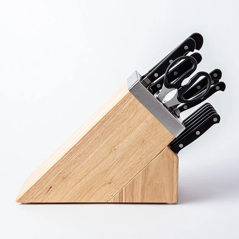 Henckels Self-Sharpening 'Classic Forged' Wood Knife Block set - S/14
