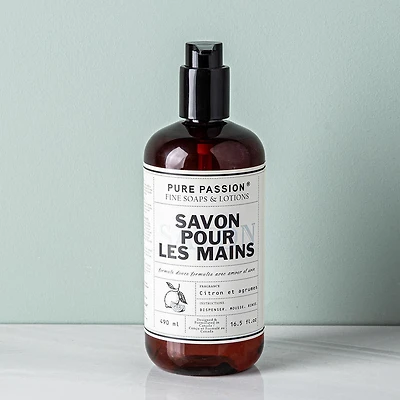 Pure Passion Fine Soaps & Lotions 'Lemon Citrus' Hand Soap 490mL
