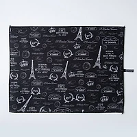 Harman Paris Passport Microfiber Reverse Drying Mat (Black)