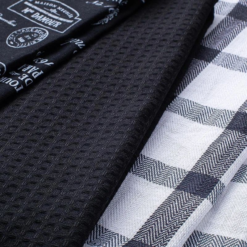 Harman 'Paris Passport' Cotton Kitchen Towel Combo - Set of 3