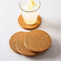 KSP Cork Round Coaster - Set of 4 (Natural)