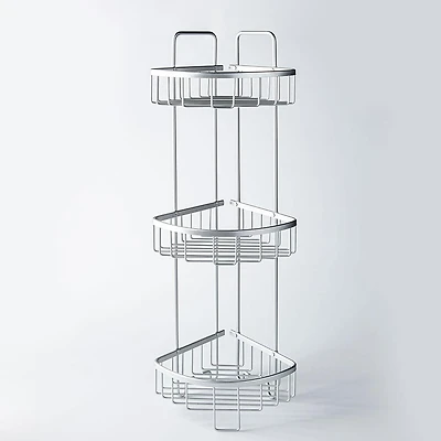 KSP Aquastor Rust-Free Wire Stand 3-Tier Corner (Aluminum)