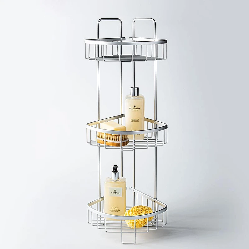 KSP Aquastor Rust-Free Wire Stand 3-Tier Corner (Aluminum)