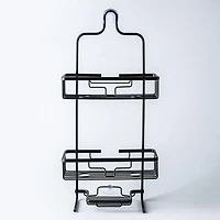 KSP Aquastor Rust-Free Aluminum Shower Caddy 3-Tier (Black)