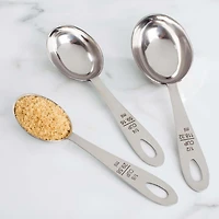 KSP Bakers Measuring Cup-Spoon - Set of 3 (Stainless Steel)