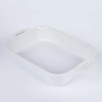 Staub En France Ceramic 7.5"x6" Rectangular Bake Dish (White)
