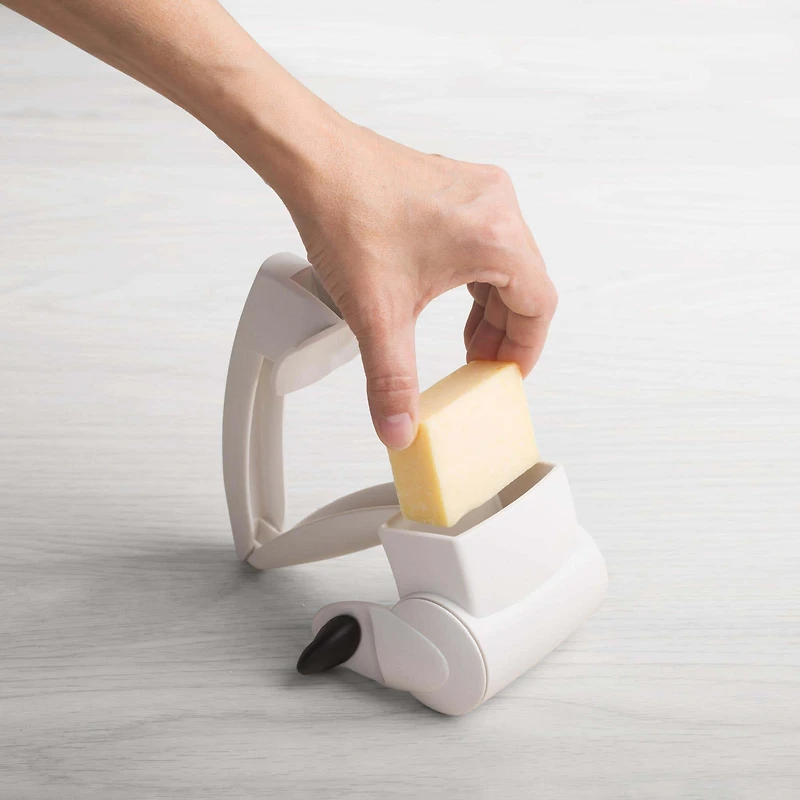 Trudeau Maison Rotary Cheese Grater (White)
