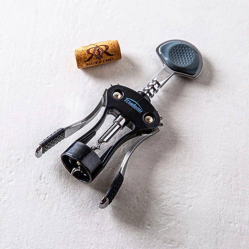 Trudeau Maison Deluxe Wing Corkscrew (Black/Silver)