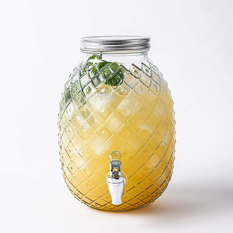 KSP Ananas Glass Beverage Dispenser (4.6L)