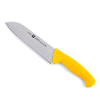 ZWILLING Twin Master 7" Santoku Knife with Granton Edge (Yellow)