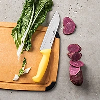 ZWILLING Twin Master 7" Santoku Knife with Granton Edge (Yellow)