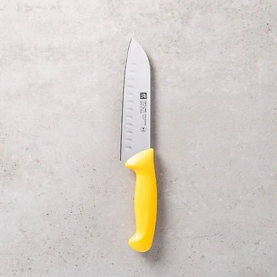 ZWILLING Twin Master 7" Santoku Knife with Granton Edge (Yellow)