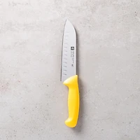 ZWILLING Twin Master 7" Santoku Knife with Granton Edge (Yellow)